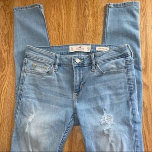 Hollister Low Rise Ripped Skinny Jeans